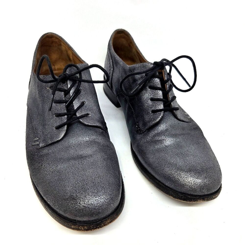 Frye 8013157 Womens Gray Metallic Lace Up Oxford Derbys Size US 8.5 M